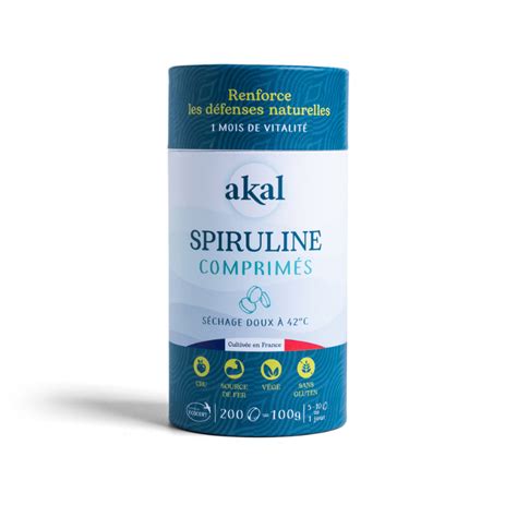 SPIRULINE CRUE COMPRIMÉS BIO 200 comprimés