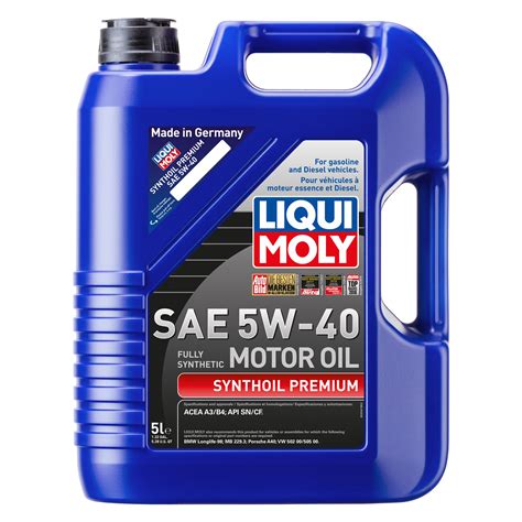 Liqui Moly Synthoil Premium Motor Oil