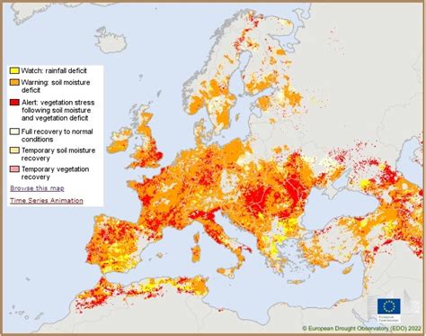 European Drought Observatory Jrc European Commission Wiadomo Ci