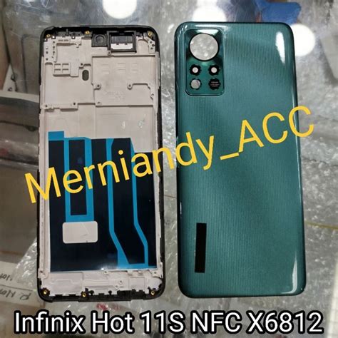 Jual Cessing Hausing Fullset Frame Lcd Infinix Hot 11S NFC X6812