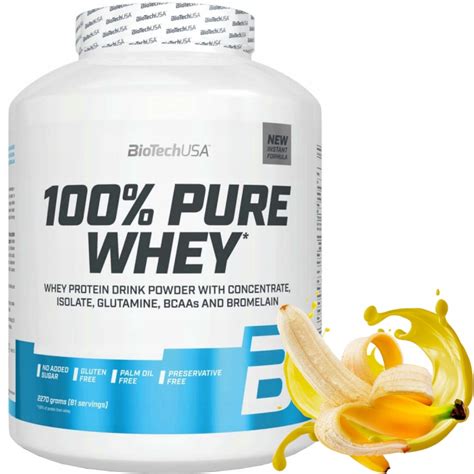 BIOTECH 100 PURE WHEY 2270G ODŻYWKA BIAŁKOWA WPI Białko serwatkowe