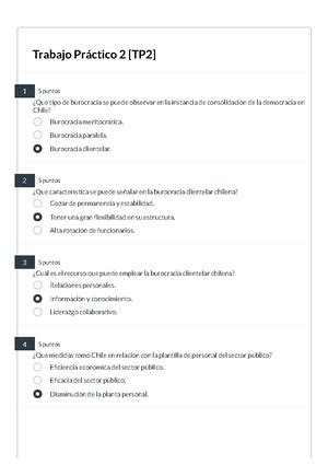 Teoría de la Administración Pública TP 2 Trabajo Práctico 2 TP2