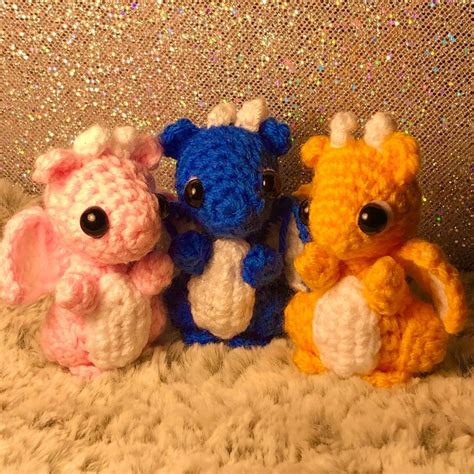 Baby Dragon Crochet Pattern Crochet Pattern Ribblr