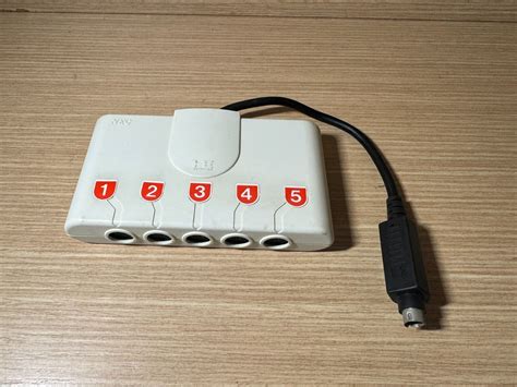 Nec PC Engine Multitap 5 Avenue Pad 3 Controller Multi Tap EBay