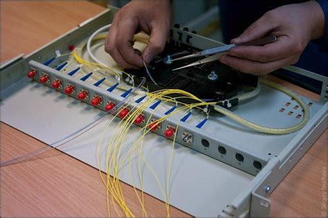 Монтаж ВОЛС: прокладка оптического кабеля (цена за метр)
