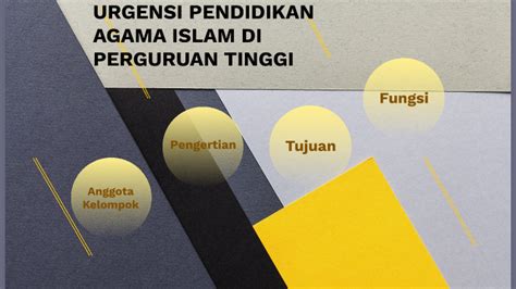 Urgensi Pendidikan Agama Islam Di Perguruan Tinggi By Fira Shabrina On