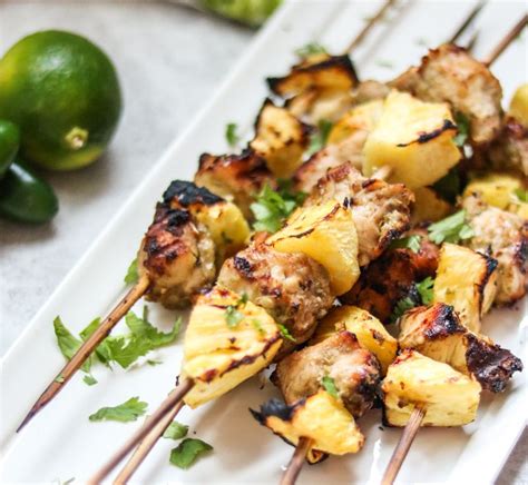 Grilled Jerk Chicken Kabobs With Pineapple Chicken Is Brought To Life