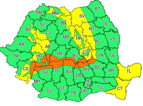 ULTIMA ORĂ Avertizare meteo COD GALBEN de ninsori și vânt puternic