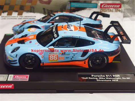 Carrera Digital Porsche Rsr Gulf Racing Mike Wainwright