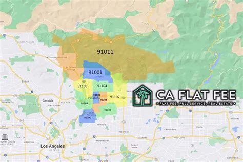 Zip Code Map Of Pasadena Ca Gloria Fernandina