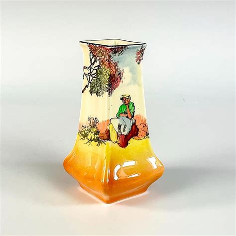 Royal Doulton Seriesware Mini Vase Old English Scene D6123 Sold At Auction On 28th February