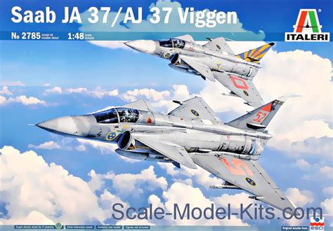 Italeri - Saab JA/AJ 37 "Viggen" - plastic scale model kit in 1:48 ...