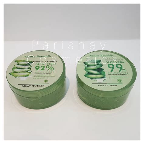 Nature Republic Aloe Vera Gel 92 And 99 Natural Face Creams Moisturizer