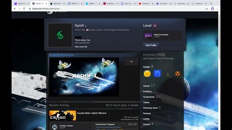 How To Make Your Steam Profile Nice Background And Artworkshowcase Tutorial Youtube