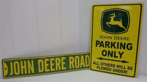 John Deere Road Signs New John Deere Parking Only Sign Up To