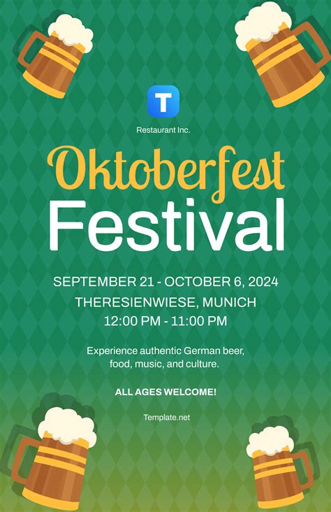 Free Oktoberfest Festival Template To Edit Online