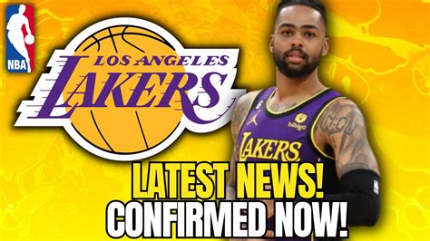 Breaking News Lakers Just Confirmed Dangelo Russells Future Los