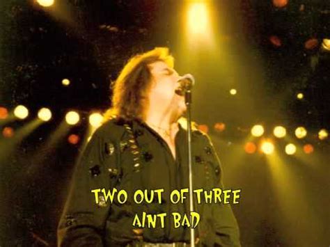 Meat Loaf Two Out Of Three Ain T Bad Live In Birmingham Youtube