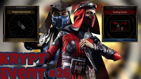 New Rare Kombat League Gear Krypt Event 26 Mk11 Youtube