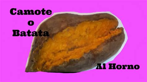 Camote Al Horno Baked Sweet Potato English Captions Youtube