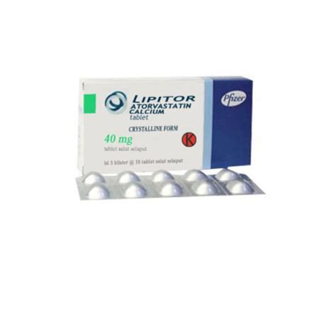 Lipitor 40 Mg 3 Strip 10 Tablet Strip Obat Rutin Kegunaan Efek