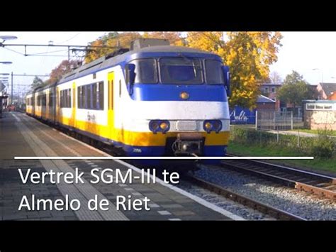 SGM 2956 Vertrekt Met Tyfoon Van Station Almelo De Riet YouTube