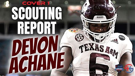 RB Devon Achane Texas A M Scouting Report Fastest RB In The DRAFT