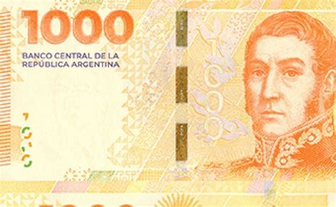 El BCRA puso en circulación el nuevo billete de 1 000 con la foto de