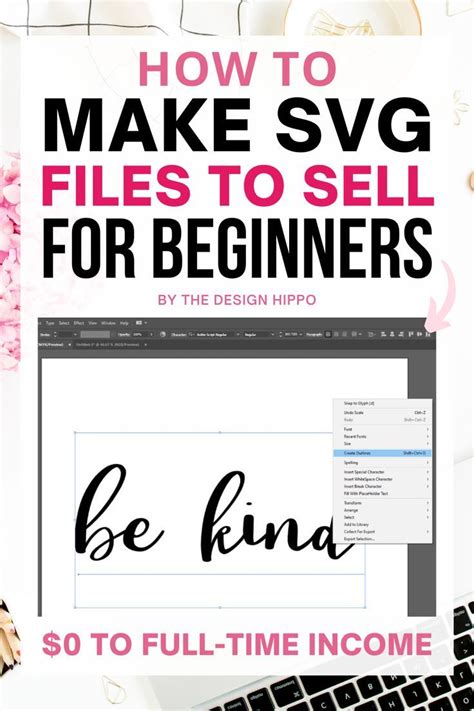 Learn How To Create And Sell SVG Files For Cricut