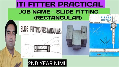 ITI FITTER PRACTICAL JOB NAME SLIDE FITTING 2ND YEAR NIMI ITI FITTER