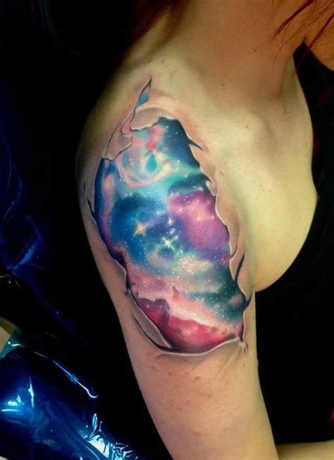 30 Amazing Galaxy Tattoo Designs With Meanings, Ideas, Celebrities ...