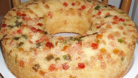 Pastel De Fruta Confitada Con Toque De Panettone