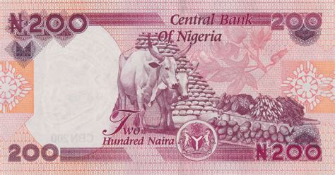 Nigeria New 200 Naira Note B244a Confirmed Introduced On 15 12 2022