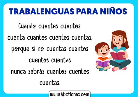 Trabalenguas Cortos y Divertidos para Niños