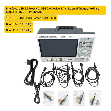 SIGLENT SDS2204X Plus 4 Channel Digital Super Phosphor Oscilloscope EBay