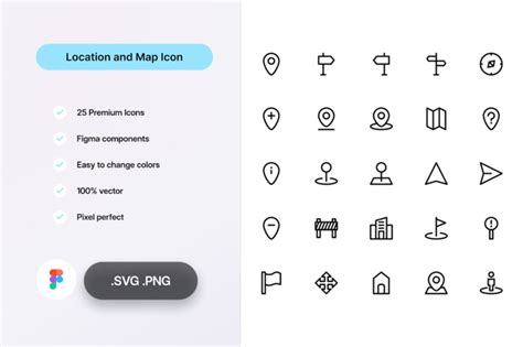 Location and Map Icons, Icons ft. location & icons - Envato