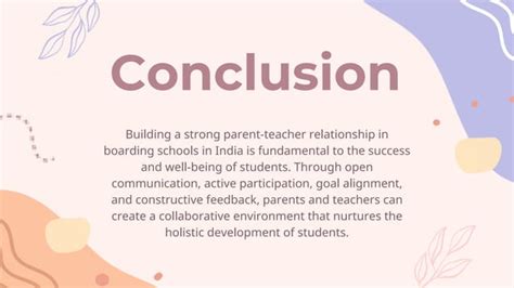 Building A Strong Parent Teacher Relationship In Boarding Schools Pptx