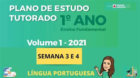 Correção do PET 2021 Volume 1 Semana 3 e 4 Língua Portuguesa 1º