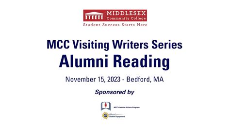 Mcc Visiting Writers Series Alumni Reading Nov 15 2023 Youtube