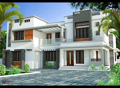 Square Feet Bedroom Contemporary Style Two Floor Modern House