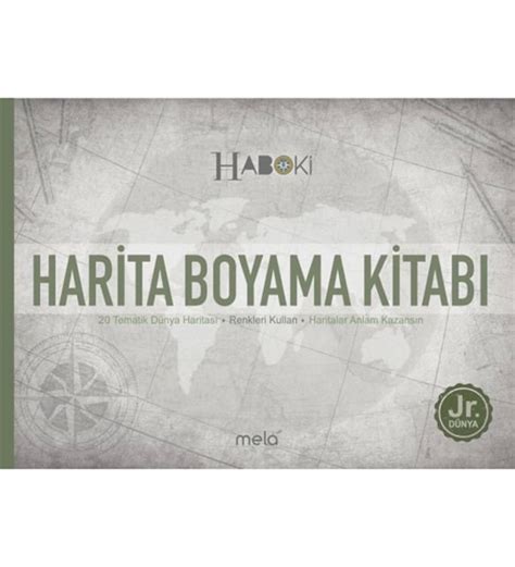 Harita Boyama Kitabı 20 Tematik Dünya Haritası