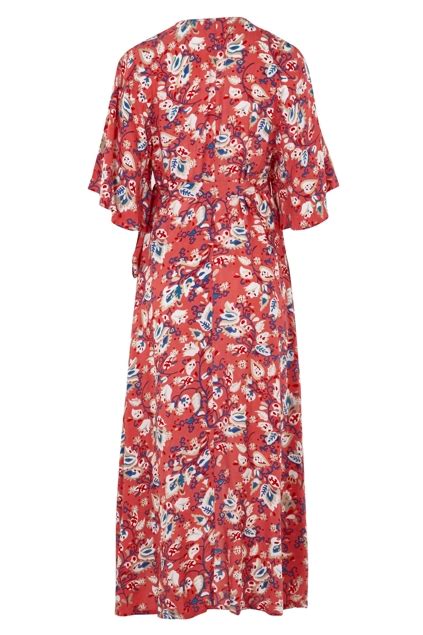 Boho Bird Magic In Me Wrap Dress Womens Calf Length Dresses