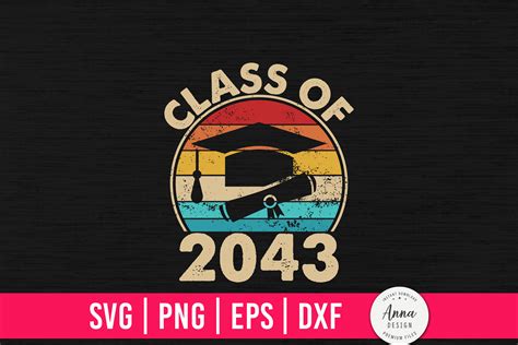 Class Of 2043 Graduation Svg Graphic By Anna Design · Creative Fabrica