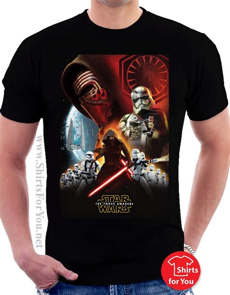 Star Wars The Force Awakens T Shirt 010 T Shirt Shirts Star Wars