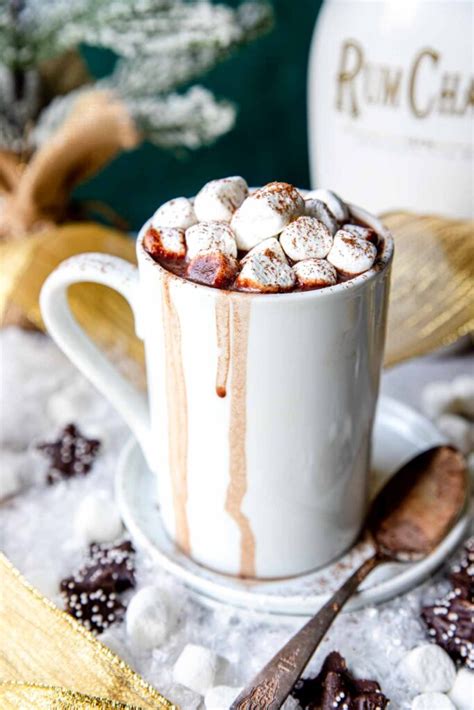 Rich Creamy Rumchata Hot Chocolate
