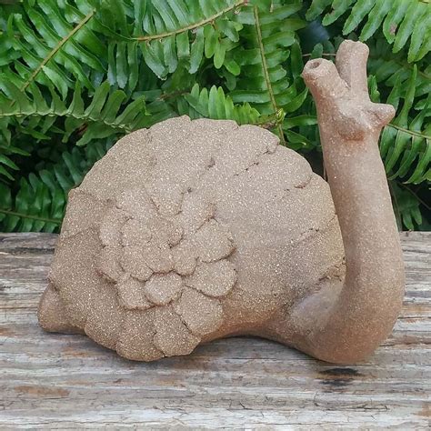 Clay Snail Garden Sculpture