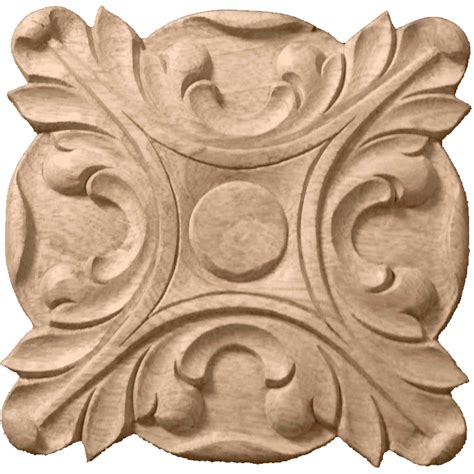 Carved Rosettes Wooden Concepts