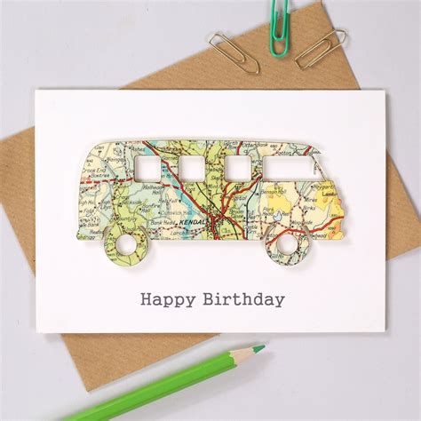 Motorhome Birthday Card The Shoot