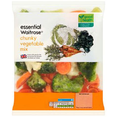 Waitrose Vegetables Chunky Mix G Order Online Tops Supermarket