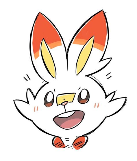 Scorbunny Pokemon Art Pokemon Pokemon Images